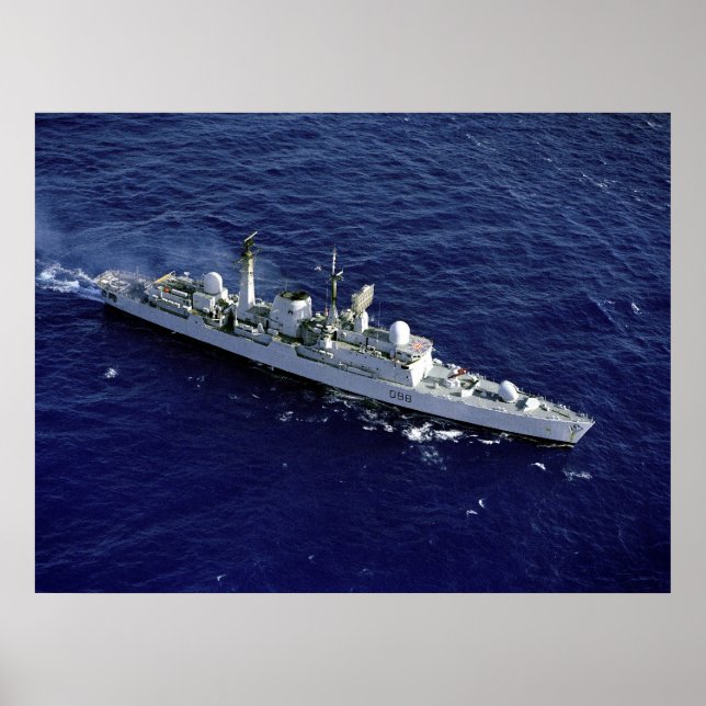 Affiches HMS Glasgow (D-88) (Devant)