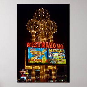 Affiches Ho Ho Las Vegas Marquee Imprimer