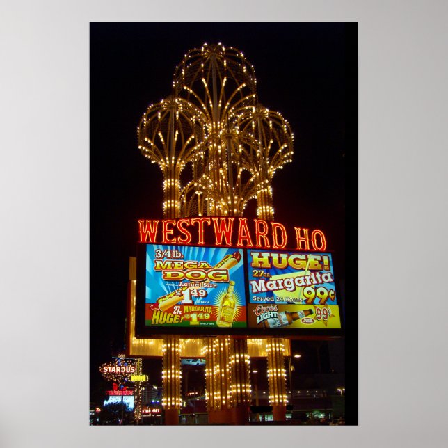 Affiches Ho Ho Las Vegas Marquee Imprimer (Devant)