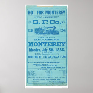 Affiches Ho pour Monterey So. Publicité Pacifique (1652A)