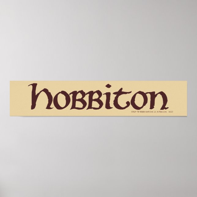 Affiches HOBBITON™ Solide (Devant)