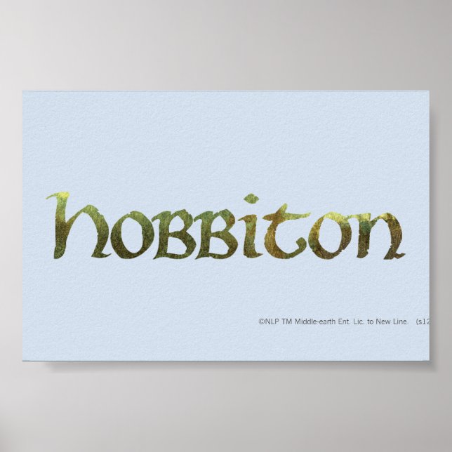Affiches HOBBITON™ Texté (Devant)