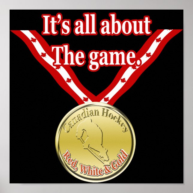 Affiches Hockey canadien (Devant)