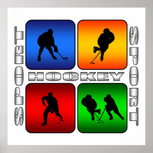 Affiches Hockey spectaculaire