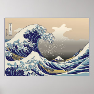 Affiches Hokusai La Grande Vague