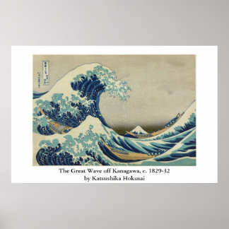 Affiches Hokusai's