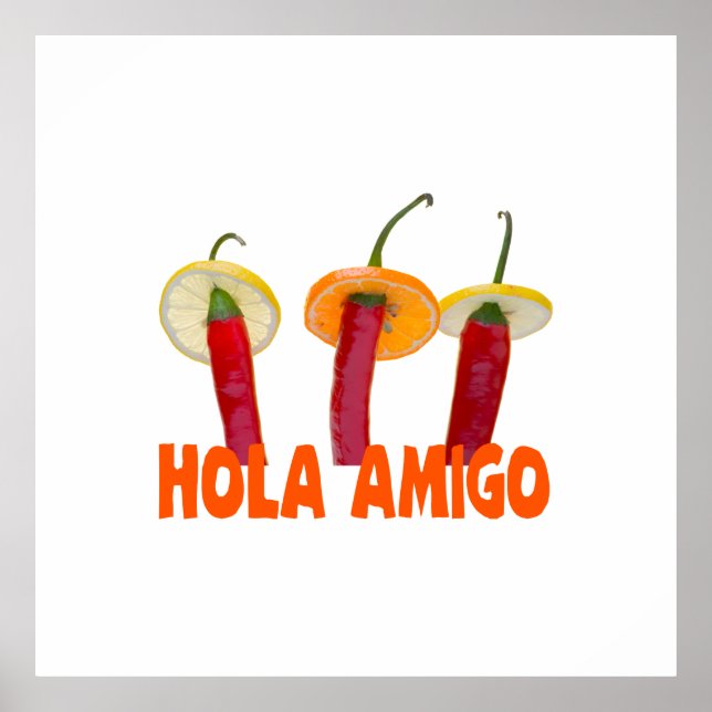 Affiches Hola amigo (Devant)