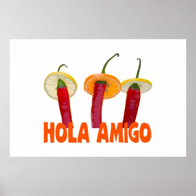 Affiches Hola amigo (Devant)