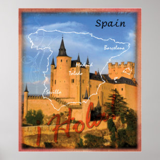 Affiches Hola Espagne