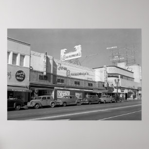 Affiches Hollywood, vue Tom Breneman de ville de CA