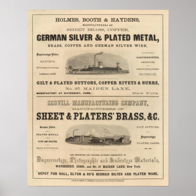 Affiches Holmes, Booth et Haydens (Devant)