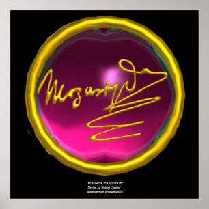 Affiches HOMAGE À MOZART, Améthyste rose taille colossale