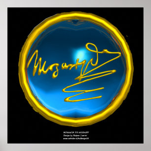 Affiches HOMAGE À MOZART, Blue Sapphire taille colossale