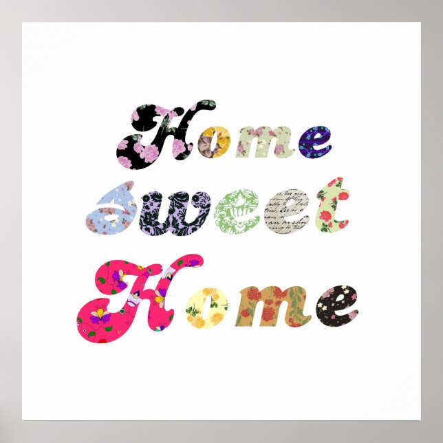 Affiches Home Sweet Home (Devant)