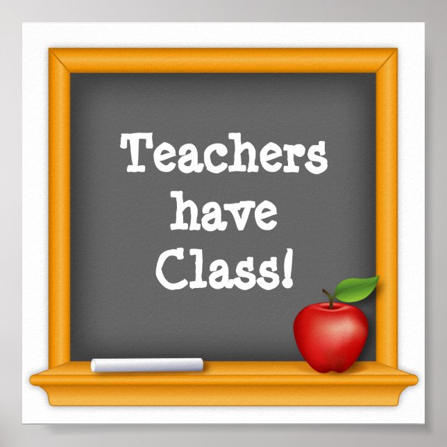 Affiches Hommage de l'enseignant (Devant)