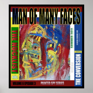 Affiches Homme aux multiples visages