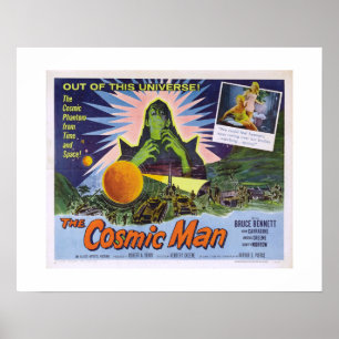 Affiches Homme cosmique