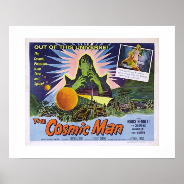 Affiches Homme cosmique (Devant)