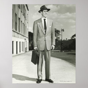 Affiches Homme dans le costume