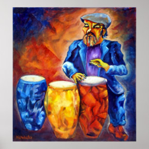 AFFICHES HOMME DE CONGA
