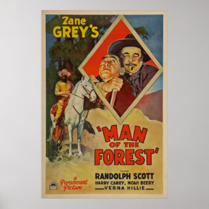 Affiches Homme de la forêt ~ Randolph Scott ~ Verna Hillie