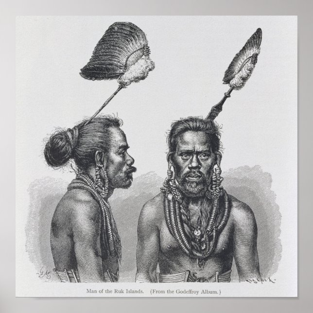 Affiches Homme des îles Ruk (Devant)