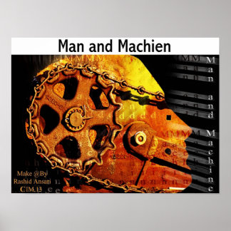 Affiches Homme et Machien