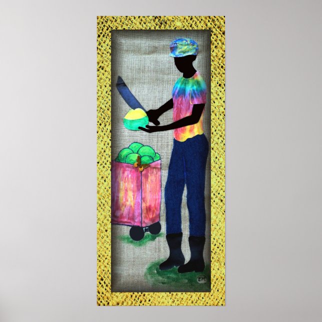 Affiches 'Homme gelé' (Devant)