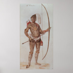 Affiches Homme indien de la Floride