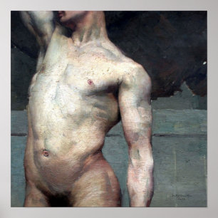 Affiches Homme nu académique 19ème