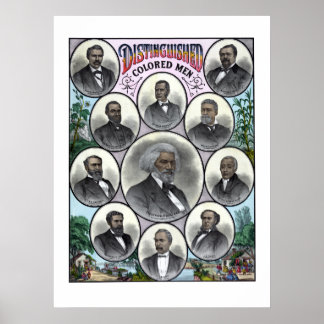Affiches Hommes de couleurs distingués