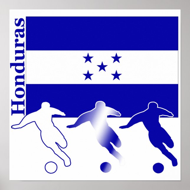 Affiches Honduras de football (Devant)