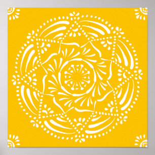 Affiches Honey Mandala