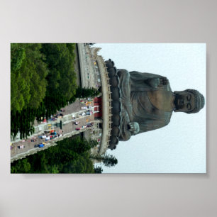 Affiches Hong Kong géant reposant Bouddha