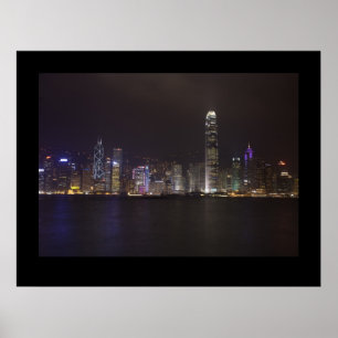 Affiches Hong Kong la nuit