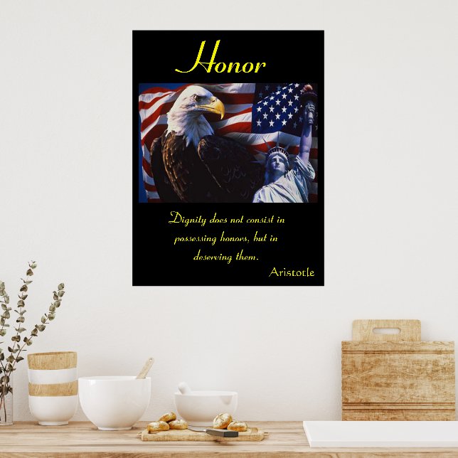 Affiches Honor rugit avec une force farouche inégalée (Cuisine)