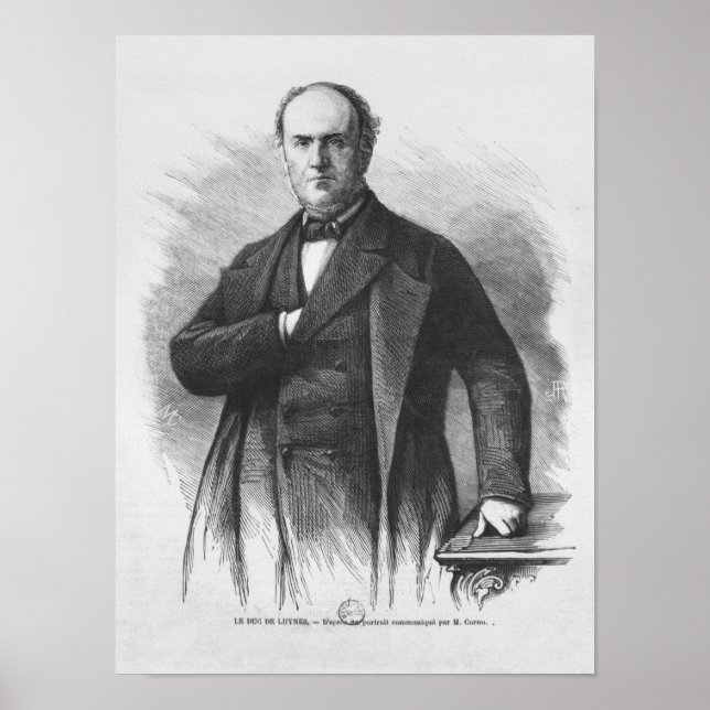 Affiches Honore d'Albert, duc de Luynes (Devant)