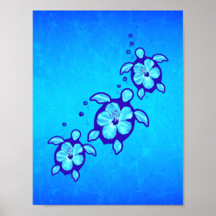 Affiches Honu hawaïen