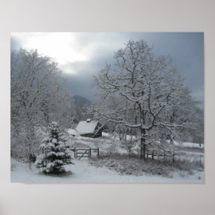 Affiches Hood River Winter