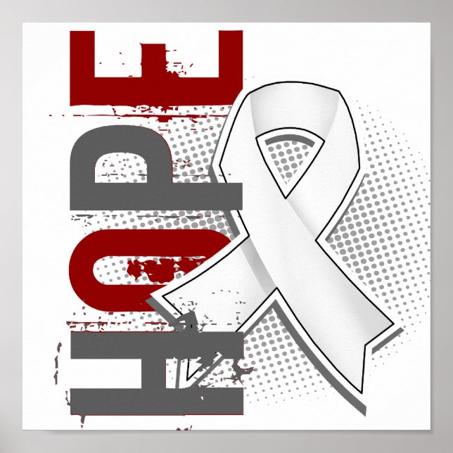 Affiches Hope 2 cancer du poumon (Devant)