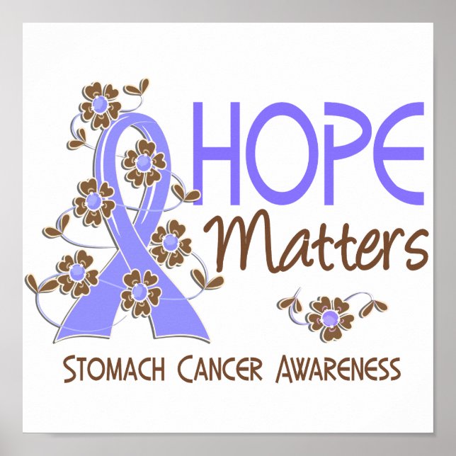Affiches Hope Matters 3 Cancer de l'estomac (Devant)