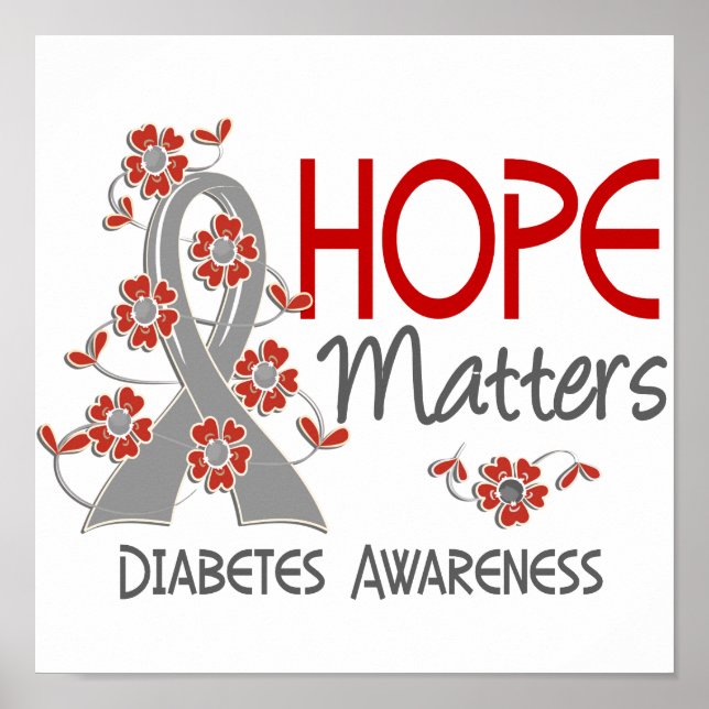 Affiches Hope Matters 3 Diabetes (Devant)