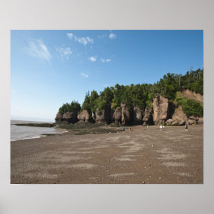 Affiches Hopewell Rocks et le site d'exploration de la maré