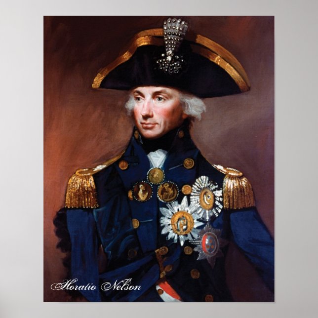 Affiches Horatio Nelson Imprimer (Devant)