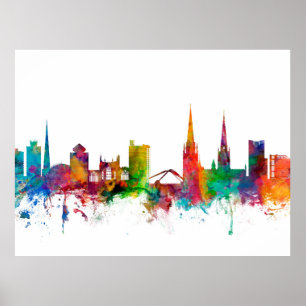 Affiches Horizon de Coventry Angleterre
