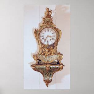Affiches Horloge de cartel de style de Louis XV