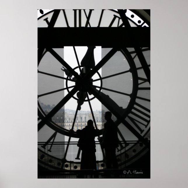 Affiches Horloge Paris (Devant)