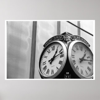 Affiches Horloge Trump - NYC