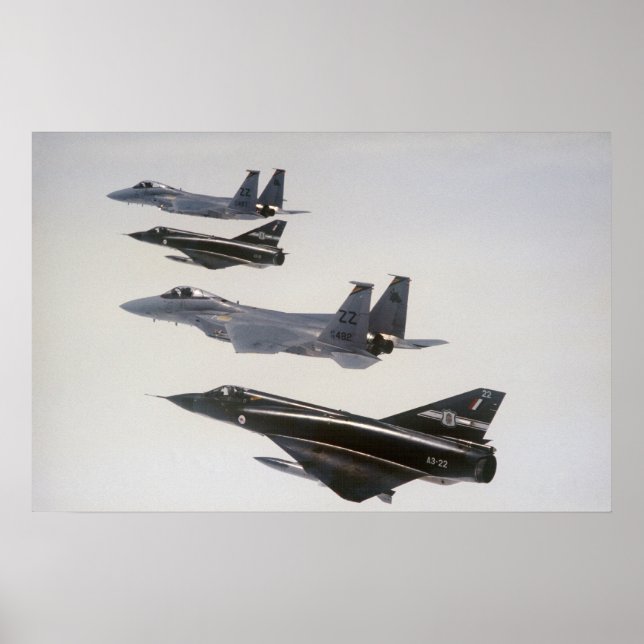 Affiches Hornets Mirage III et F-18 (Devant)