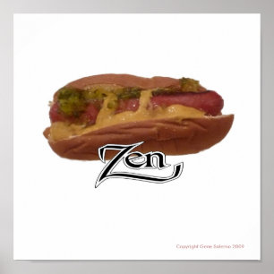 Affiches Hot Dog Zen